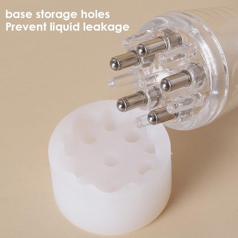 WOX MOX WOX MOX Hair Oil Applicator Bottle Hair Root Oil Applicator Comb Roller Ball Mini Portable Hair Oil Massage Comb For Scalp Hair Growth Suitable For Various Liquids 6 Ml Multicolor  - Image 3