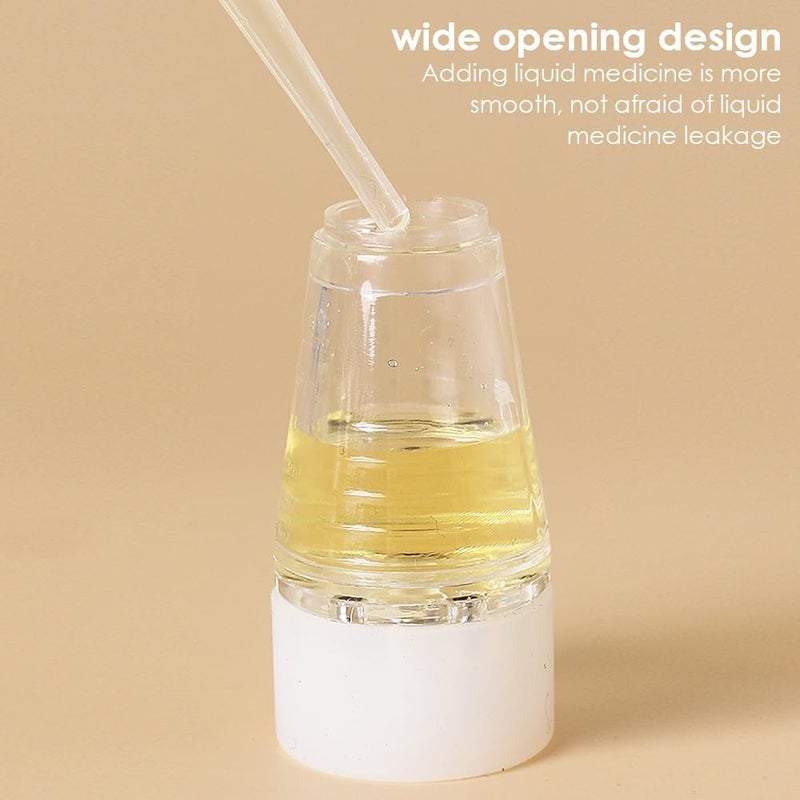 WOX MOX WOX MOX Hair Oil Applicator Bottle Hair Root Oil Applicator Comb Roller Ball Mini Portable Hair Oil Massage Comb For Scalp Hair Growth Suitable For Various Liquids 6 Ml Multicolor  - Image 2