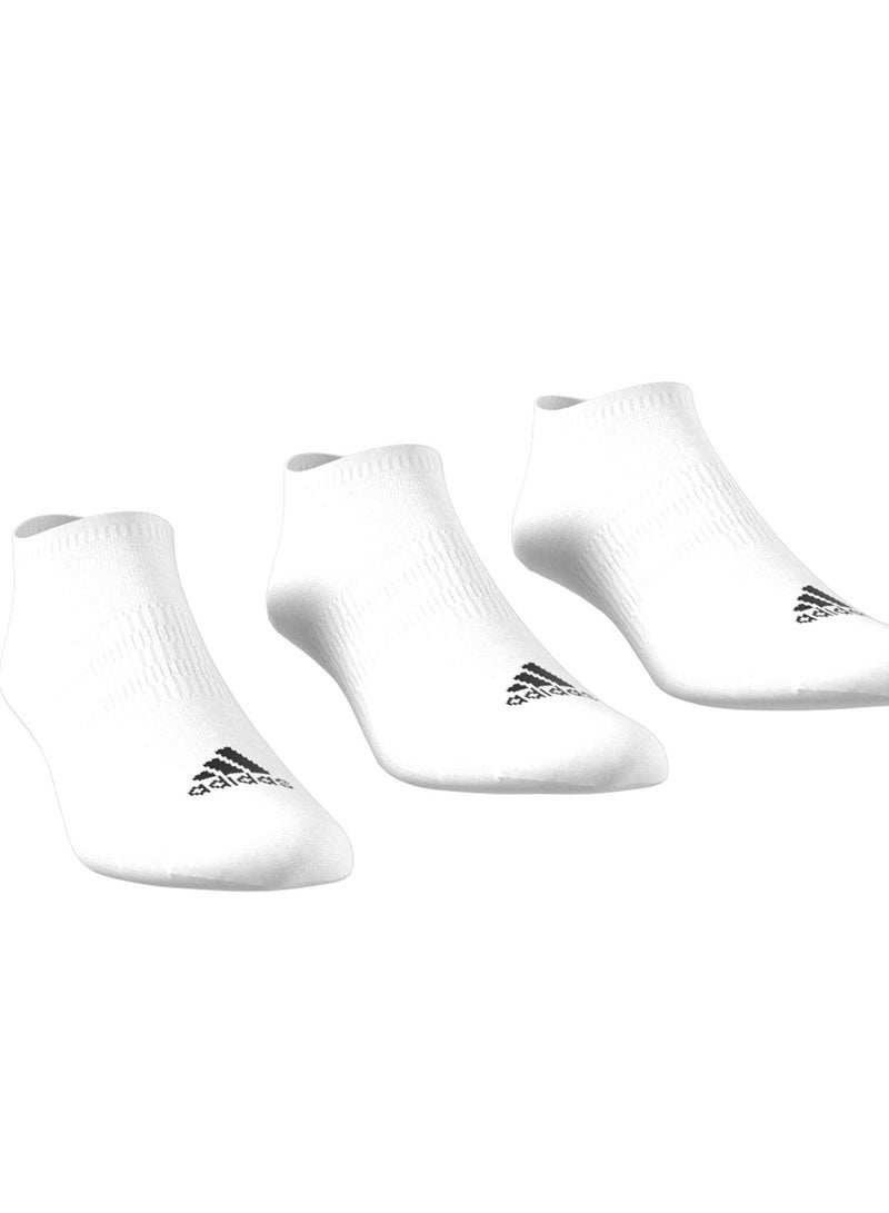 Adidas Thin&Light Sportswear No Show Socks 3 Pair Pack - Image 2