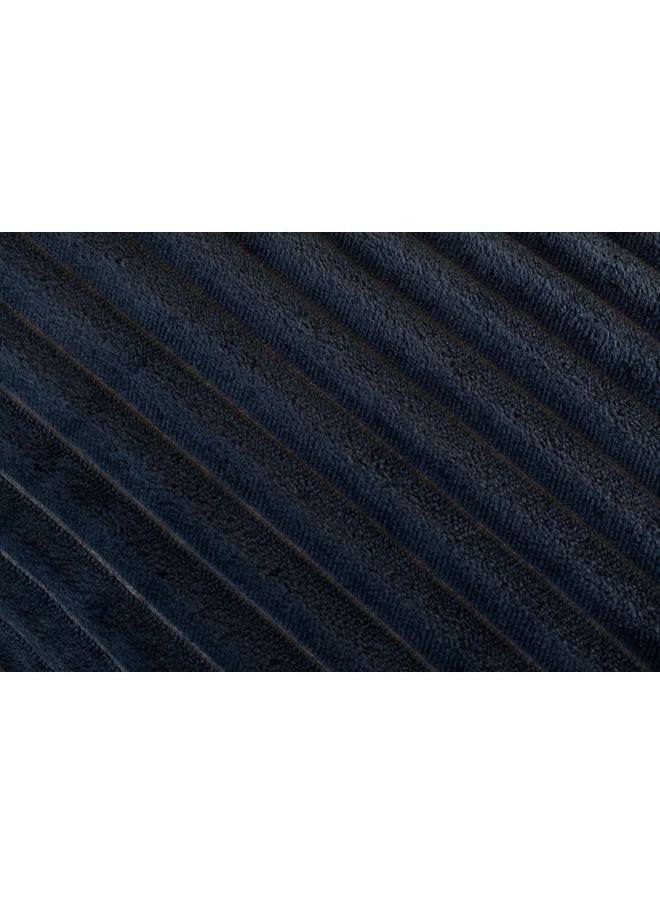 منترا شيربا وفلانيل مخطط أزرق داكن مقاس 200179 220x180cm  - Image 2
