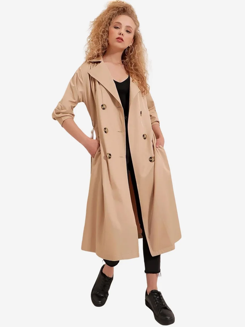 BDART Belted Long Trench Coat