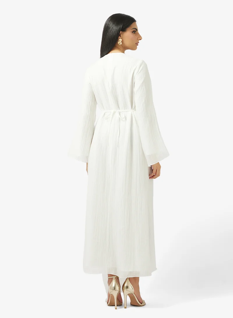 خزانة Flared Sleeved Dress