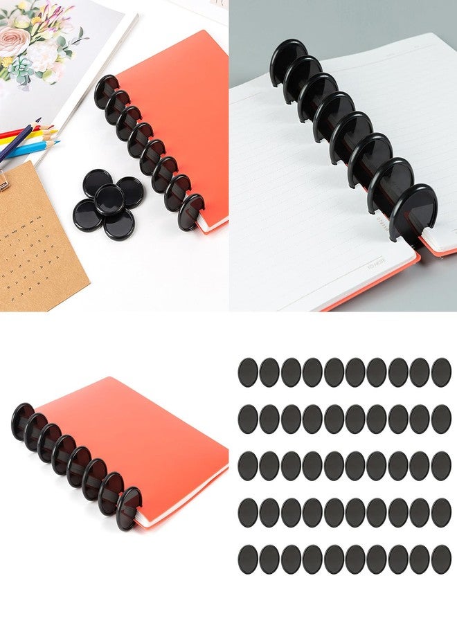 CATHATRR 50 Count Discbound Expansion Discs Book Binding Discs 19MM 28MM OR 35MM for Refillable Notebooks Journal Planner Discbound Rings - Image 2