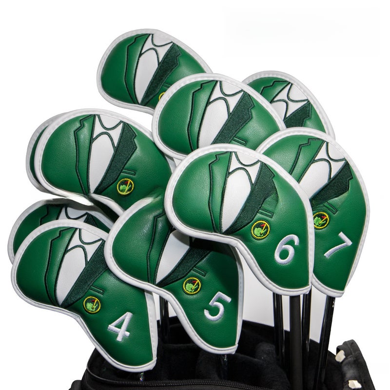 Generic Golf Master Green Jacket Iron Covers Iron