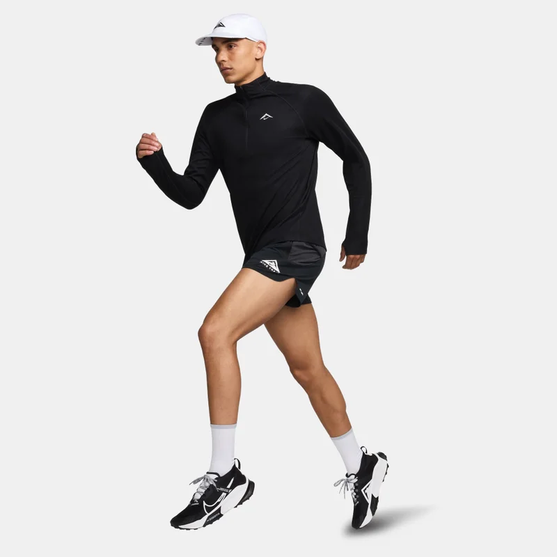 Nike Black Men's Trail Dri-FIT Mid-Layer Running Top for Men | Best Price UAE