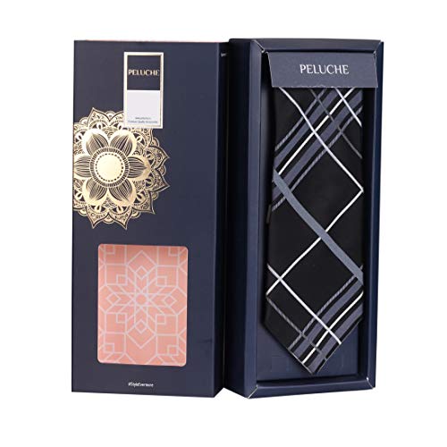 Peluche Refined Check Necktie For Men - Image 3