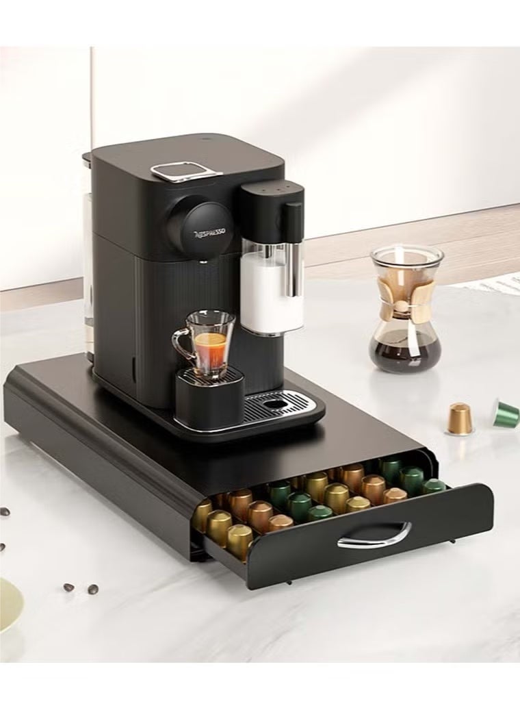 Coffee Pod Drawer, 36 Pcs Coffee Capsule Holder, Space-Saving Coffee Pods Organizer for Kitchen, Office (39 x 26 x 6.4 cm) - Image 1