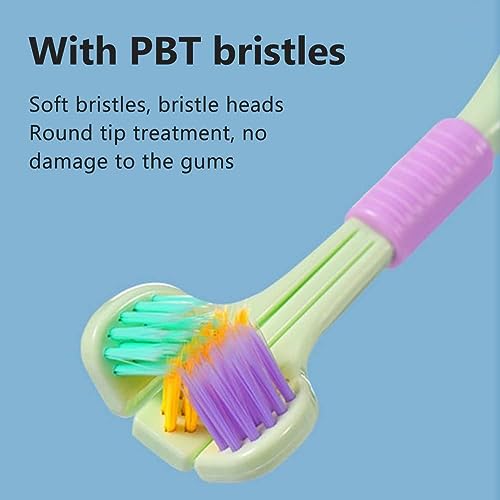 PUTHAK Three-Sided V-Shaped Toothbrush for Adults - Soft Bristle, Non-Slip Cleaning (Pack of 1) - Image 5
