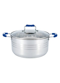 Wilson Wilson Stainless Steel Casserole With Blue Color Silicon Handle 