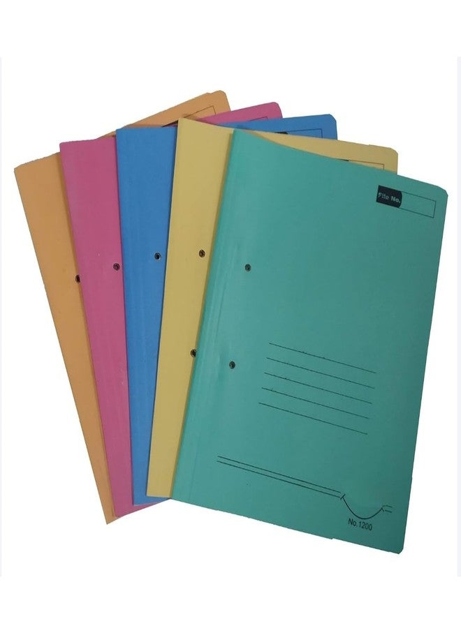ملفات داسناث كوبرا الربيعية، ملفات مكتبية، مجلدات ملفات للمكاتب والمدارس والكليات والمستندات المنزلية (عبوة من قطعتين) + (مجموعة أقلام حبر جاف مجانية من قطعتين). متعددة الألوان - Image 2