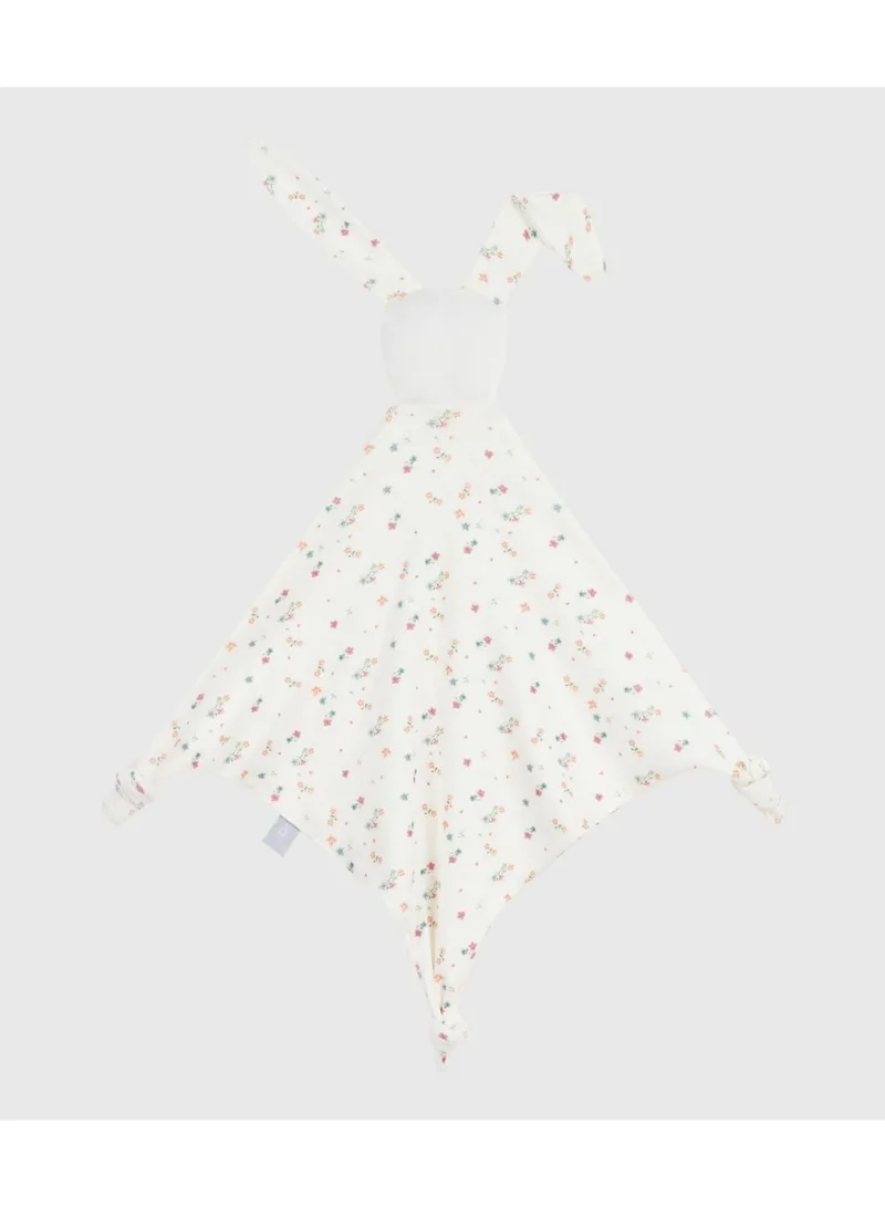 Petit Bateau Babies' floral-print cotton comforter