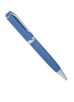 RS Men's RS pen in blue and silver metal with blue ink  - Image 1