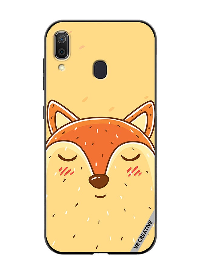 VR CREATIVE Protective Case Cover For Samsung Galaxy A30 Sleeping Fox Design Multicolour - Image 1