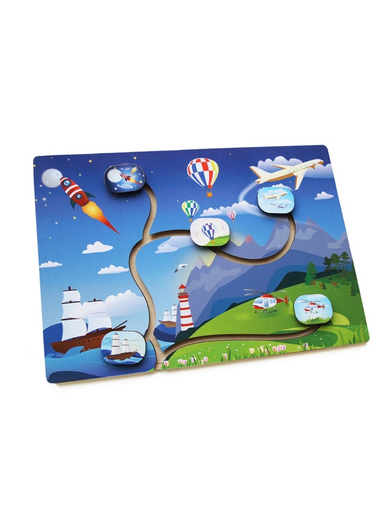 فوفا FOFA لغز متاهة خشبية - النقل - Image 1