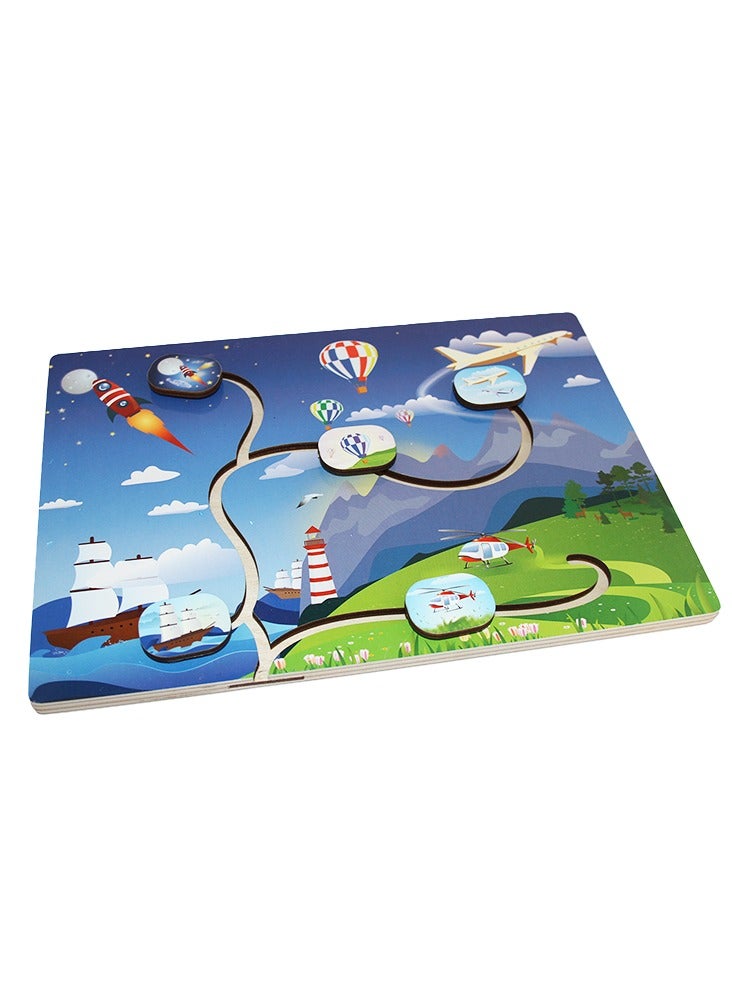 فوفا FOFA لغز متاهة خشبية - النقل - Image 4