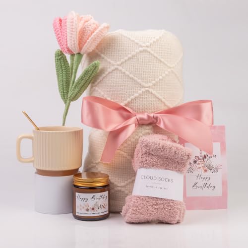 Anforsun Birthday Gifts for Women, Self Care Gifts Get Well Soon Gifts Package, Relaxing Care Package, Birthday Gift Basket for Women, Happy Birthday Gifts for Her, Mom, Sister, Best Friend, Wife, Girlfriend, Coworker, Birthday Gifts Ideas - Image 3