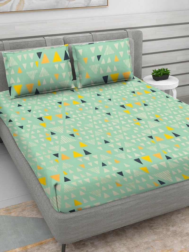 RUSTIC LINEN Super Soft Brushed Microfiber Cotton Double Bedsheet with Pillow CoversBedsheet 90X100Inches Pillow Cover 17X27Inches Bedsheet for Double Bed - Image 5