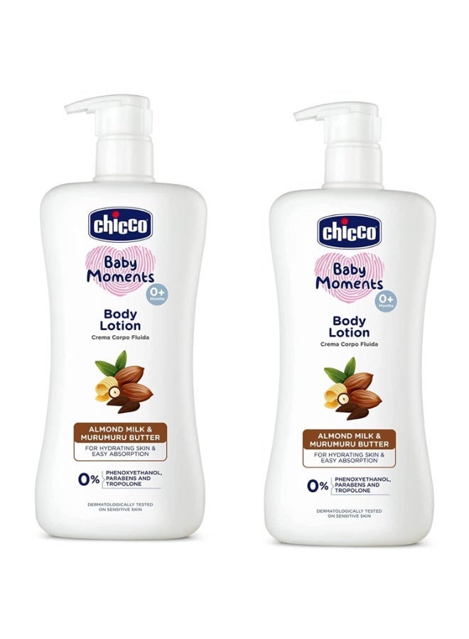 Chicco Baby Body Lotion 500ml-Pack Of 2 pcs - Image 1