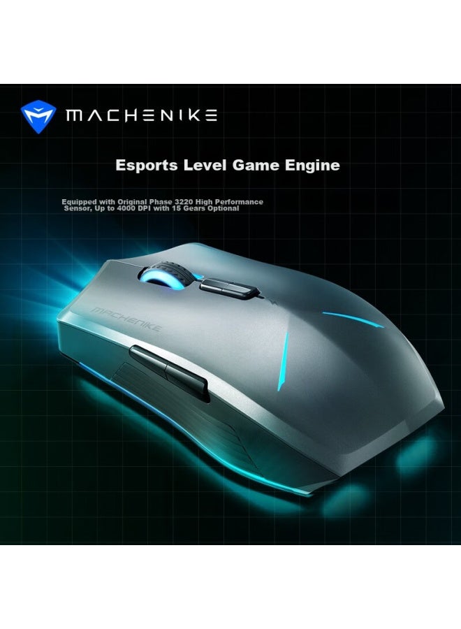 MACHENIKE Machenike M7 Wireless Mouse, Gaming Mouse, Rechargeable Esports Mouse, Laptop Mouse For Pubg, Changwan Version, 4000 Dpi  - Image 2
