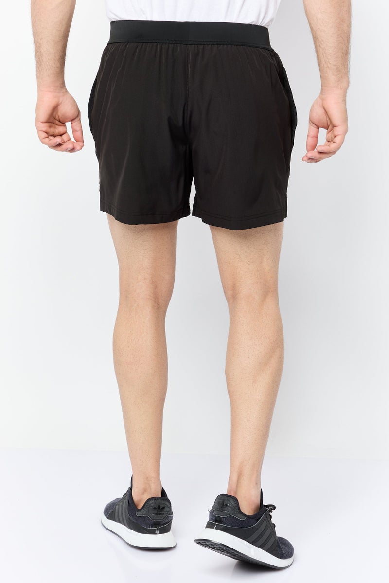 Mister Men 5 Inseam Sportswear Fit Training Shorts, Black - Image 3