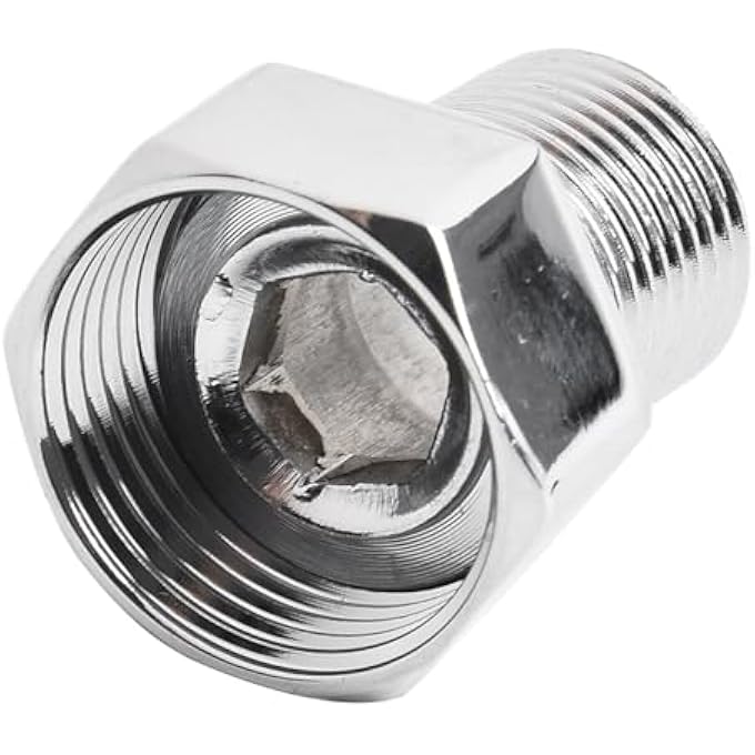 UNION RADIATOR VALVE TAIL, 3/4 INCH X 1/2 INCH STAINLESS STEEL RADIATOR VALVE TAIL FOR BATHROOM SHOWER FAUCET ACCESSORIES - Image 3