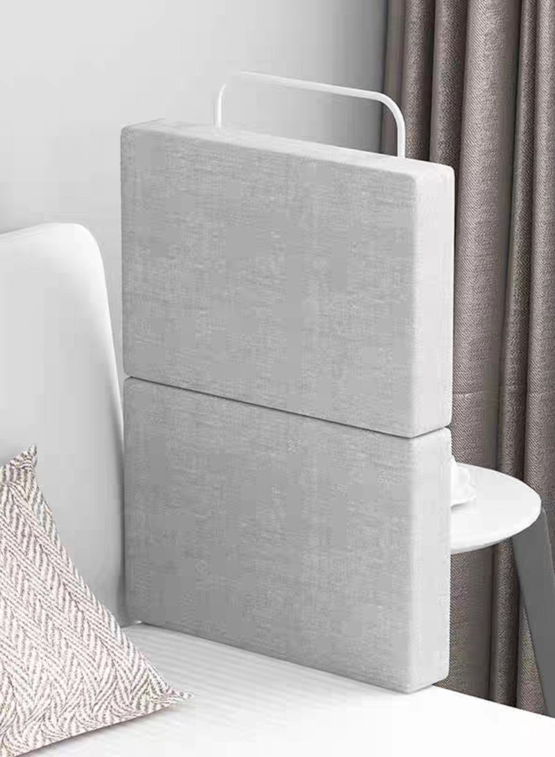 Baby Bed Rail, Bed Rail Guards Toddler Bed Protector Rail with Adjustable Heights Free Combination Anti-Fall Soft Toddler Safety Fence for Bed Universal King, Grey, 2 Packs  - Image 5