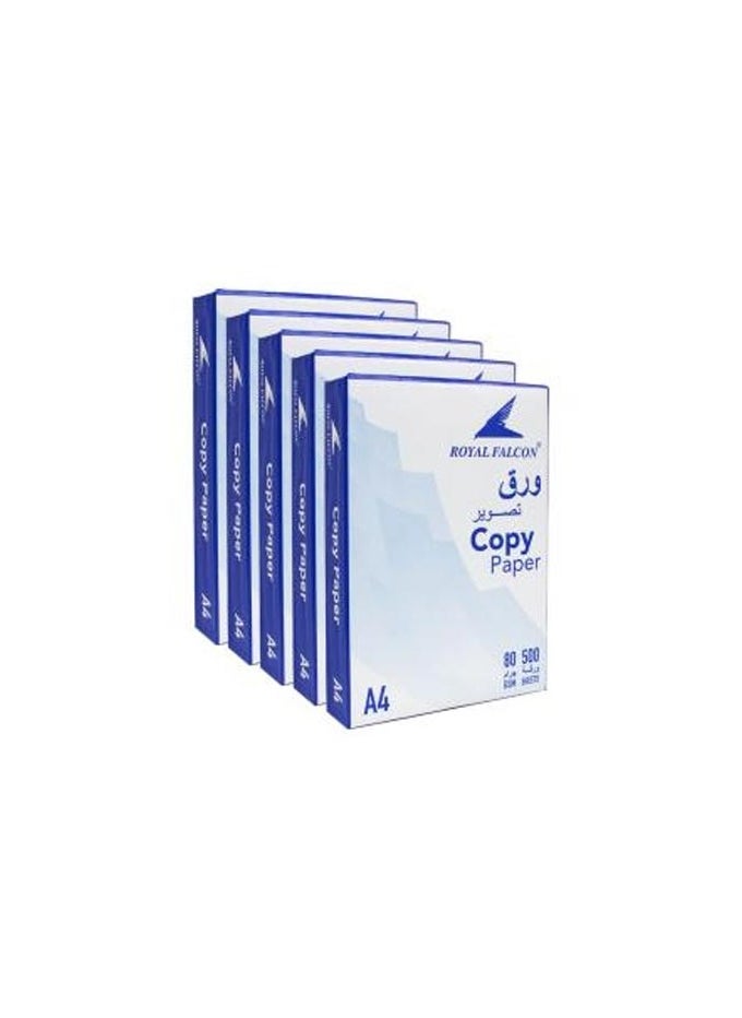 Royal Falcon Pack Of 5 A4 Premium Copy Papers Set  - Image 2