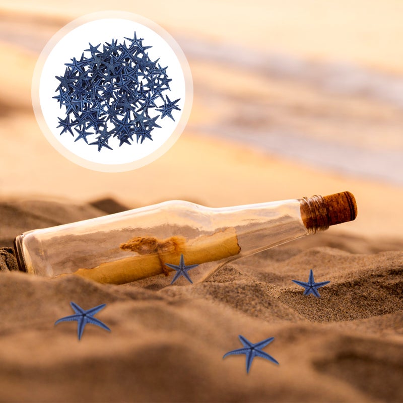 100pcs Desktop Aquarium Star Decors Wishing Bottle Sea Star Ornament - Image 3