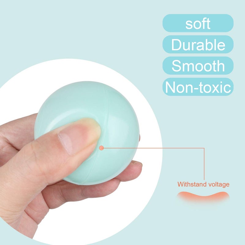 TRENDBOX 5 Mixed Colors Macaron Ocean Ball (Ship from USA) for Babies Kids Children Soft Plastic Birthday Parties Events Playground Games Pool - 100 Balls - Image 5