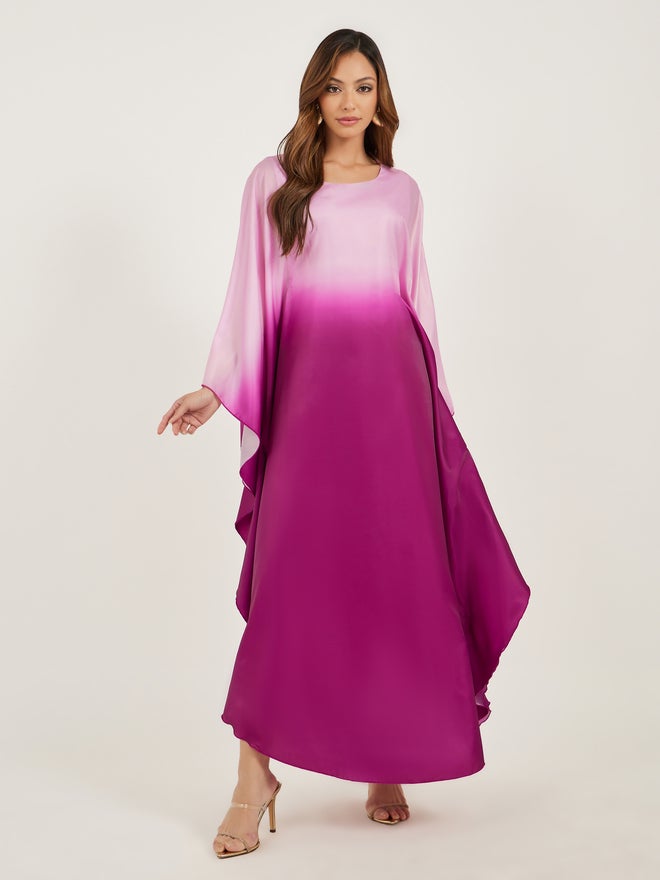 Styli Amirah Ombre Organza Square Neck Kaftan  - Image 2