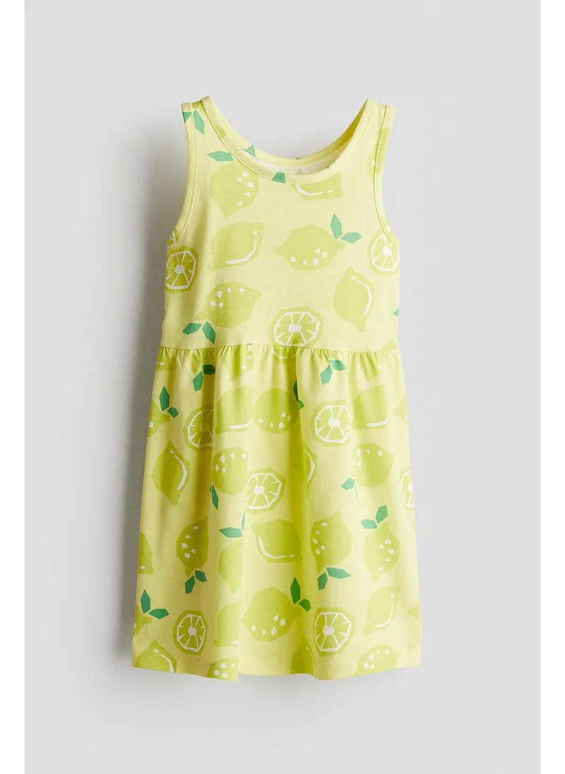 اتش اند ام Patterned cotton dress
