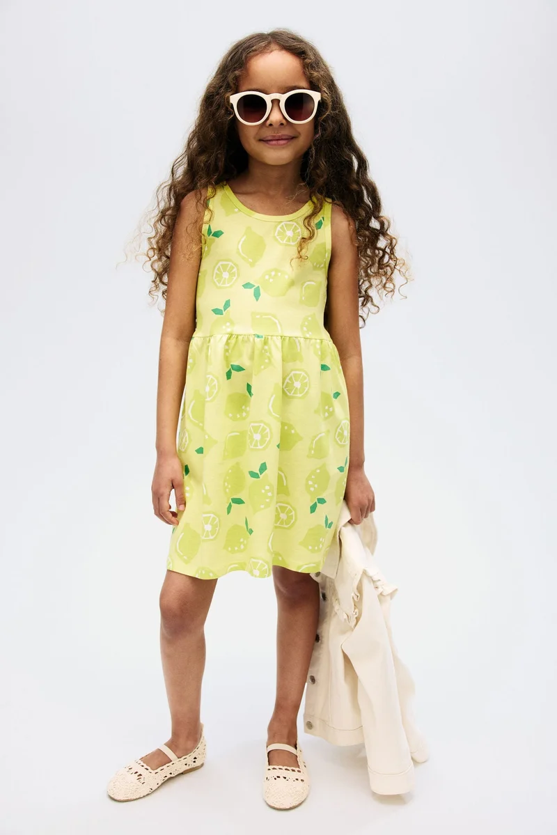 H&M Patterned cotton dress