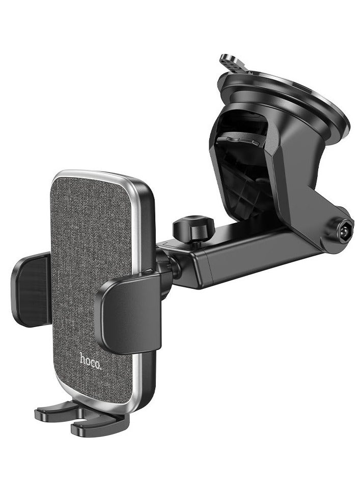Hoco Premium Quality Hoco CA95 Car Phone Holder Featuring 360° Rotation, Secure Suction Cup Base, and Easy Quick Installation for Stress-Free Driving Navigation and Hands-Free Calls - Image 3