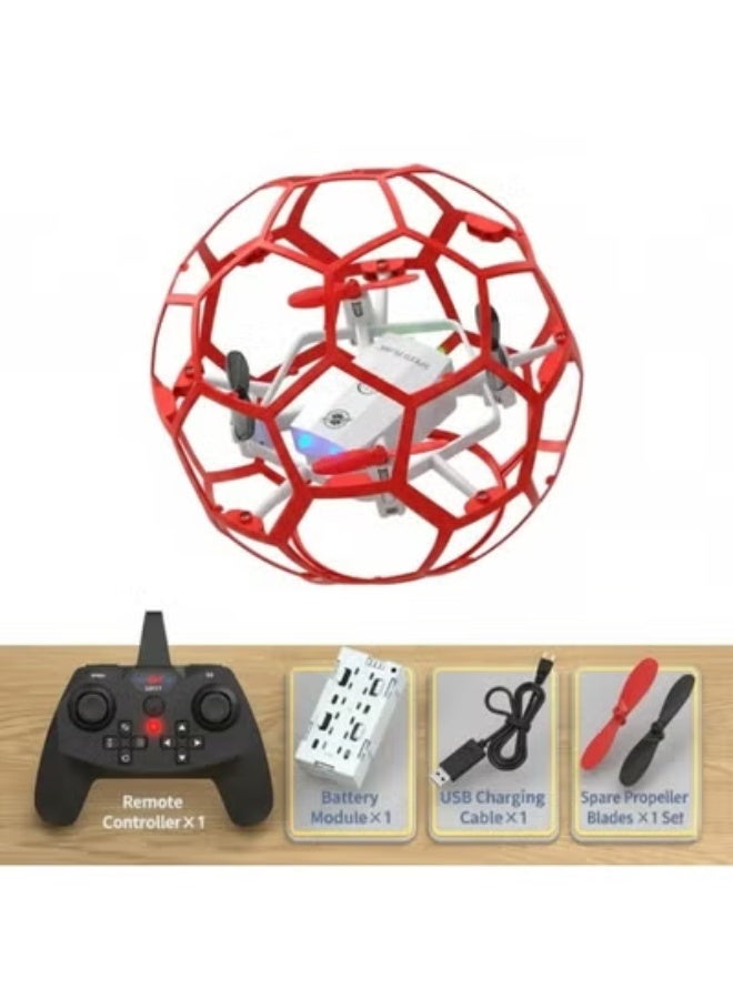 JAJEEK Professional RC Airplane 2026 Edition – Smart Remote Control Flying Toy Drone with Hollow Soccer Ball Design, LED Lights & Stable Flight | Educational Outdoor Aircraft for Kids & Adults - Image 1