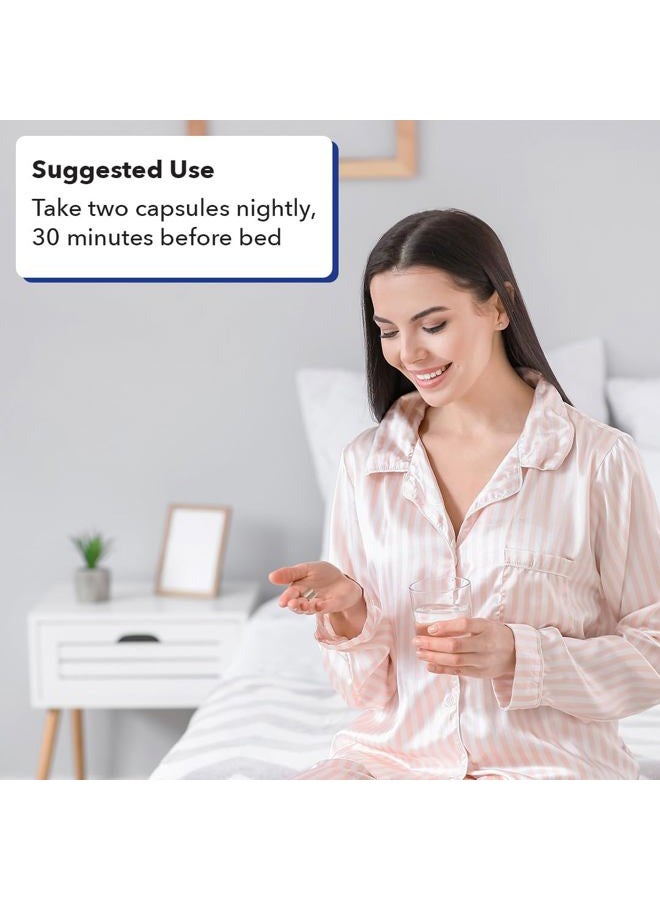 Life Seasons Rest-ZZZ - Powerful Sleep Support Supplement - Fall Asleep & Stay Asleep - Calms The Nervous System - Naturally Ease Muscle Tension & Restlessness - Low Dose Melatonin GABA & Chamomile - 120 Capsules - Image 2