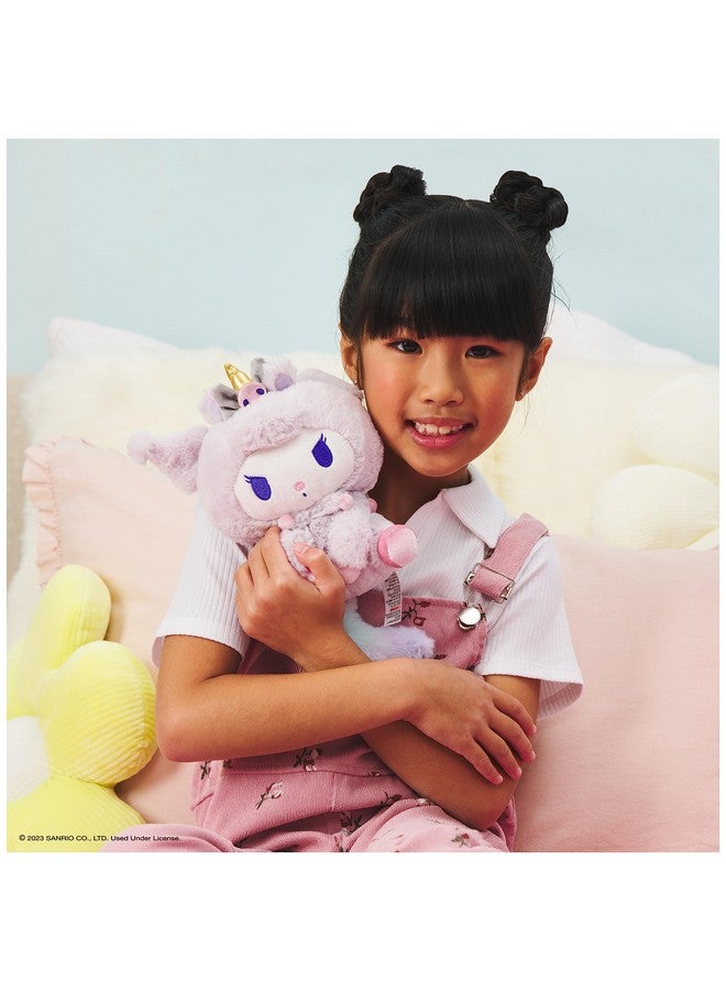 GUND Sanrio Kuromi Unicorn Plush Toy Premium Stuffed Animal For Ages 1 And Up Purple 6”  - Image 4