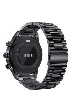 LIGE New HD TFT Screen Smart Watches for Men's Business Bluetooth Call Sleep Sports Heart Rate Blood Pressure Fitness Tracker Waterproof Multi-function Steel Black  - Image 2