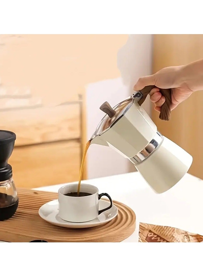 Portable Hand Brew Moka Pot - Perfect for Outdoor Camping and Household Use - Italian Style Coffee Maker for Rich Concentrate - Image 4
