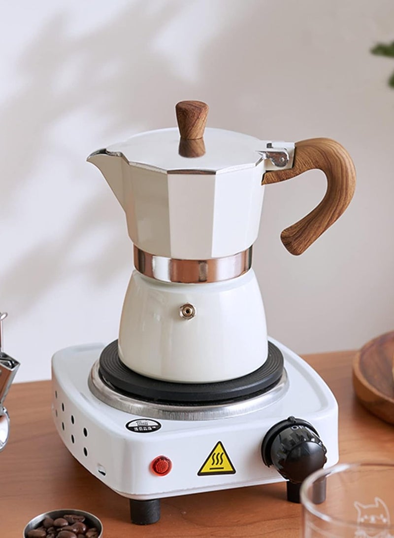 Portable Hand Brew Moka Pot - Perfect for Outdoor Camping and Household Use - Italian Style Coffee Maker for Rich Concentrate - Image 3