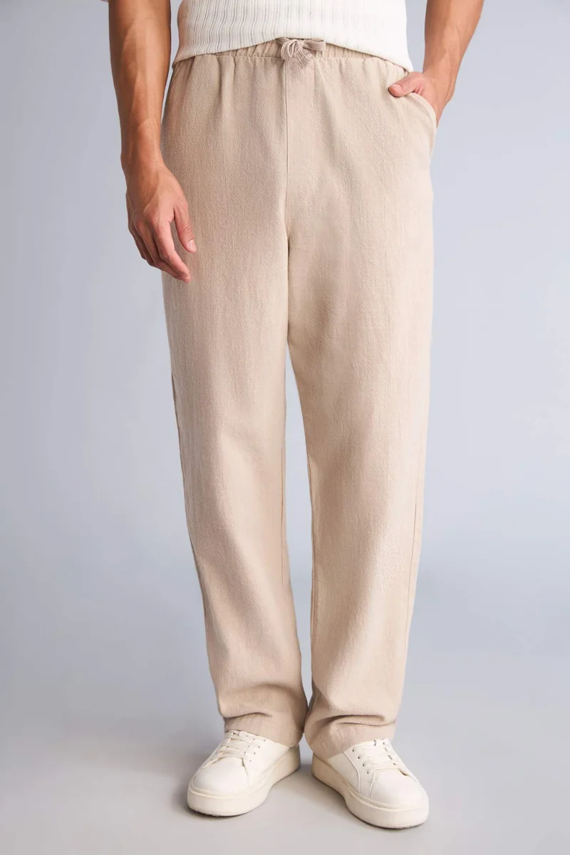 Defacto  Baggy Fit 100%Trousers for Men | Best Price UAE
