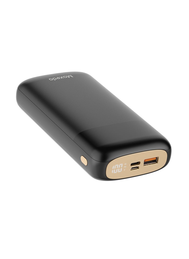 Moxedo Moxedo Porta-Go Powerbank 20,000 mAh 20W Power Delivery Micro USB/USB-A/USB-C Ports with LED Battery Display Compatible for iPhone, iPad, Airpods, Android and Samsung  - Image 1