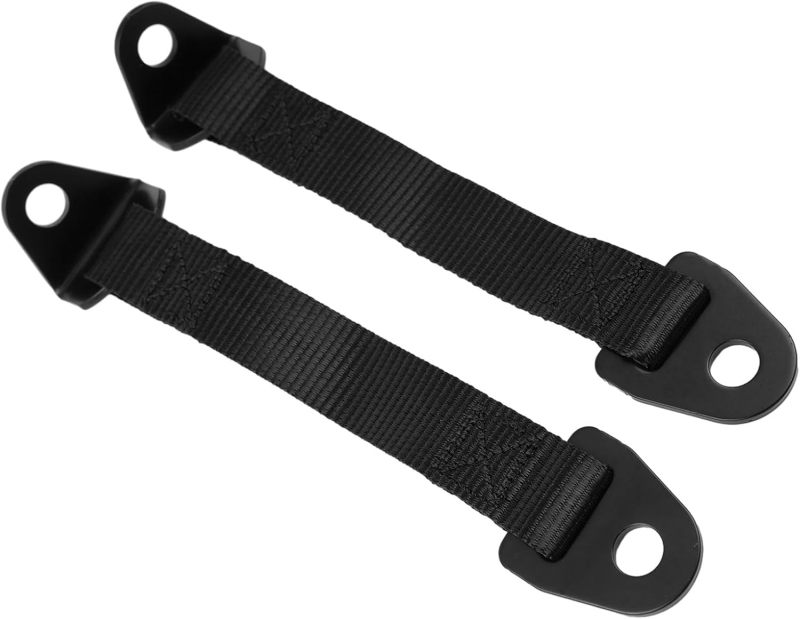 UTV Door Limit Straps: 2pcs Black Adjustable Polyester & Steel Straps - High Durability Precise Fit For 2017-2022 Maverick X3 Off-Road Vehicles - Image 2