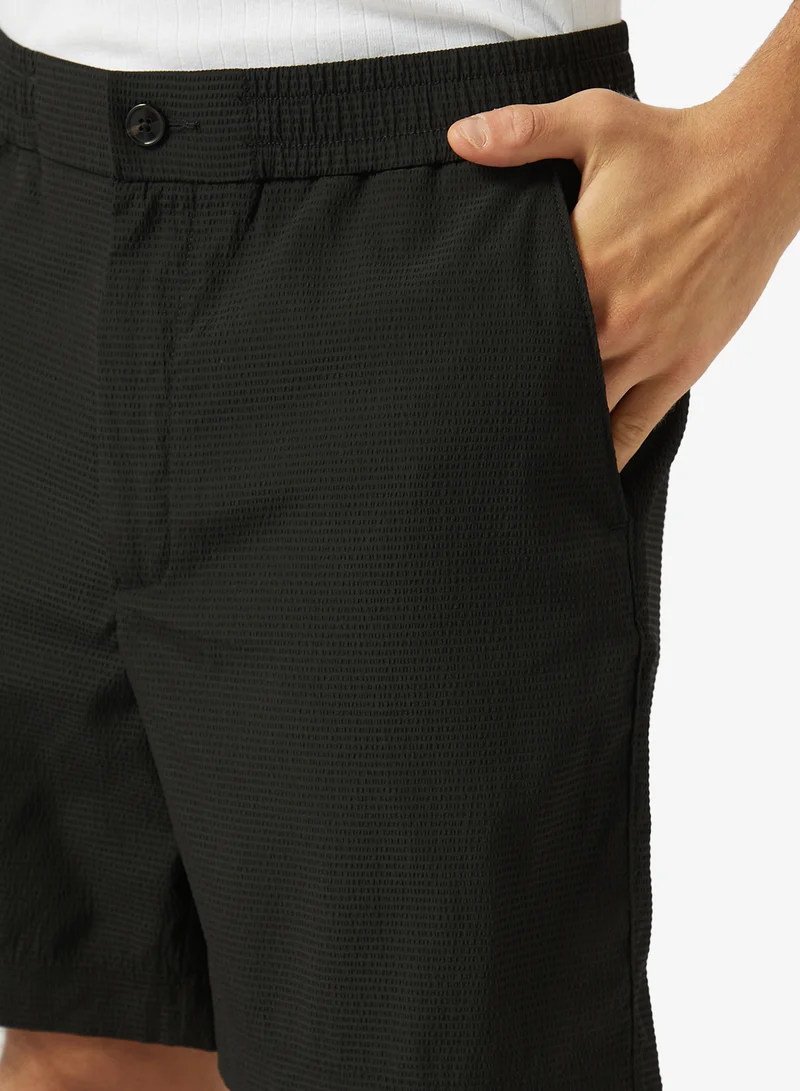 CALVIN KLEIN  Seersucker Shorts for Men | Best Price UAE