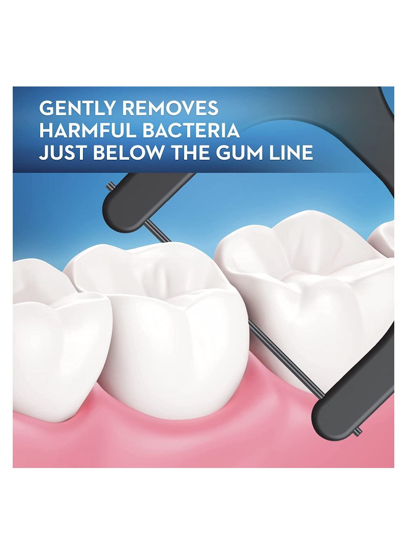 Oral-B Charcoal Infused Mint Dental Floss Picks, 75 Count - Image 4