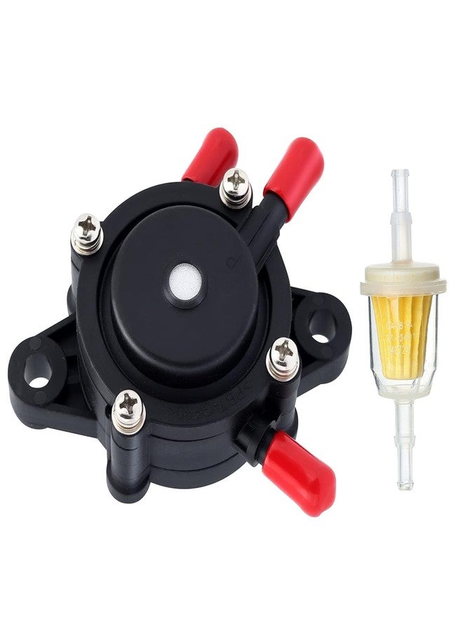 Hipa Fuel Pump + Fuel Filter for L105 L107 L108 L111 L118 L120 L130 LT166 LT180 LT190 LTR166 LTR180 LX277 LX280 LX288 Riding Lawn Mower - Image 1