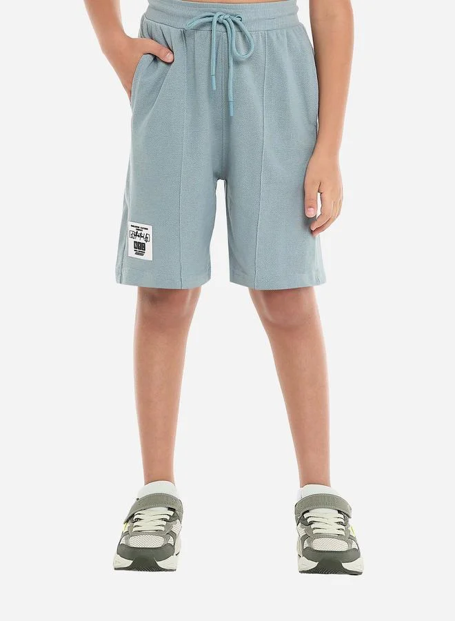 victor and jane Victor And Jane Boys Patch Detail Oversized T-Shirt and Shorts Set
