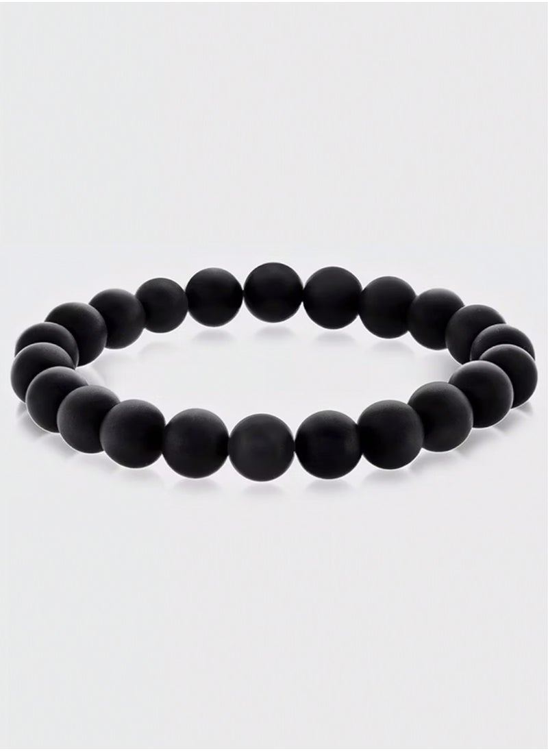 American Eagle West Coast Jewelry Natural Stone Beaded Bracelet For Men  - Image 2