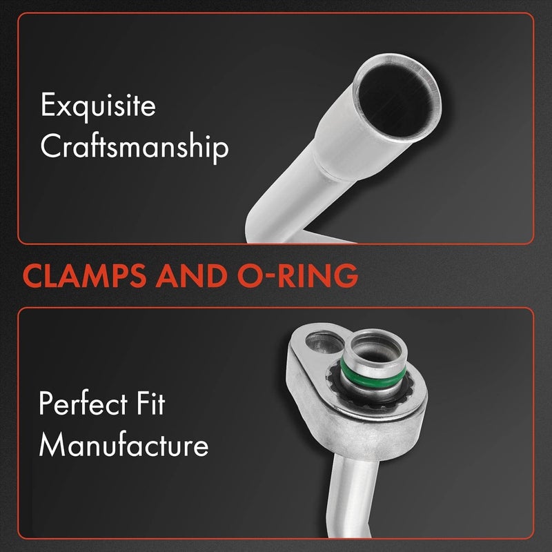 A-Premium A/C Manifold Suction and Discharge Hose Assembly for Dodge Ram 2500/3500 (2006-2009) - Image 3