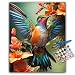 Offito Paint by Numbers Kit for Adults Hummingbird Adult Paint by Number Kits on Canvas for Beginners Hummingbird DIY Acrylic Oil Number Painting Kits for Home Wall Decor Gift 16x 20 without Frame - Image 2