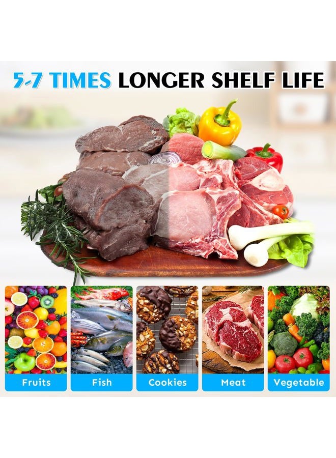 Cloudslucky Vacuum Sealer Bags for Food Saver Bag,Seal A Meal Machine Bag, Sous-Vide Bags, Pre-cut 6”X10” 100 Pcs Textured Single Size Serving,Vacuum Seal,Freezer Storage Dry Goods Meat Cheese - Image 3